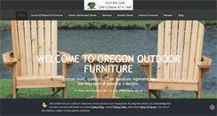 Desktop Screenshot of oregonoutdoorfurniture.com